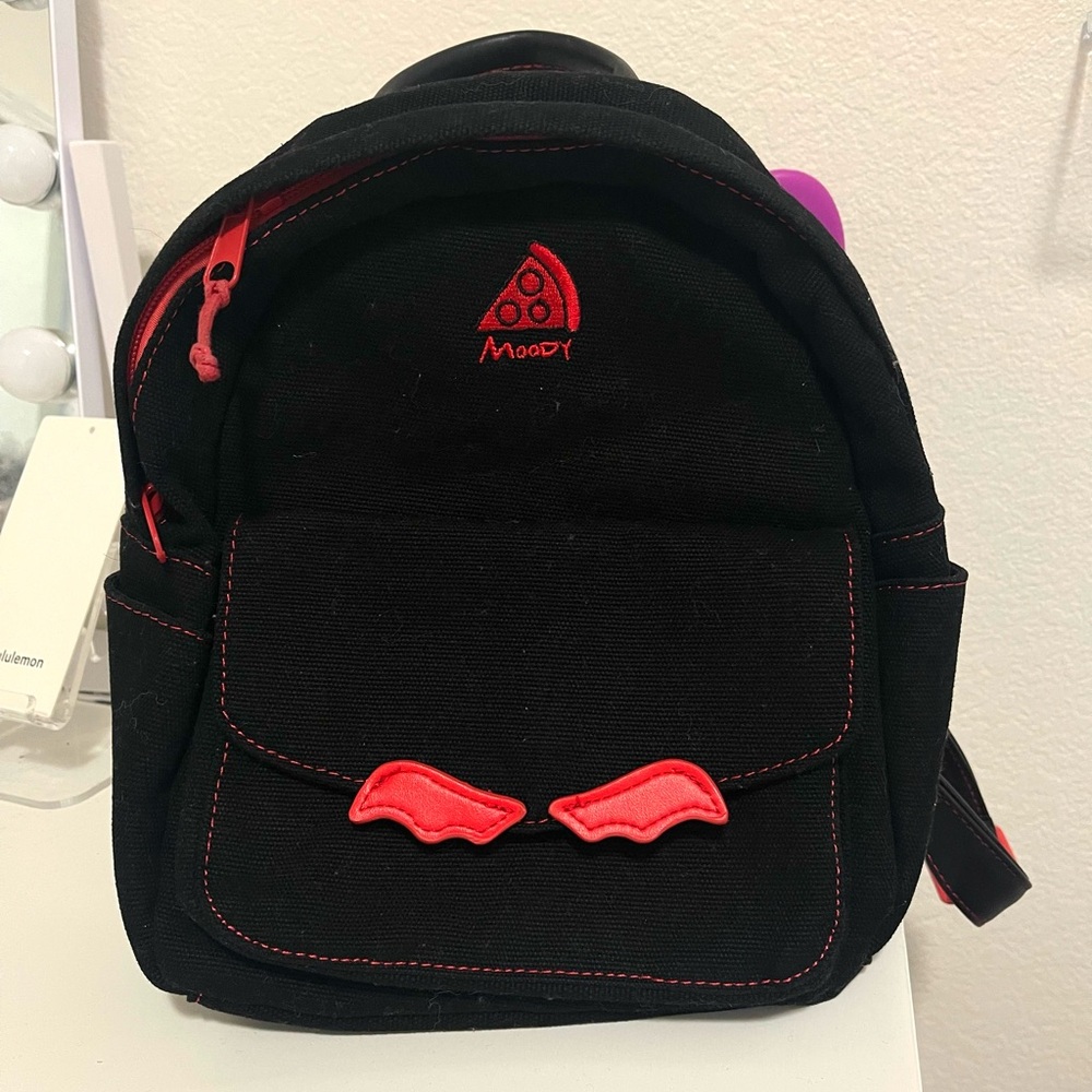 Moody Iam Sanna mini backpack merch Black and Red